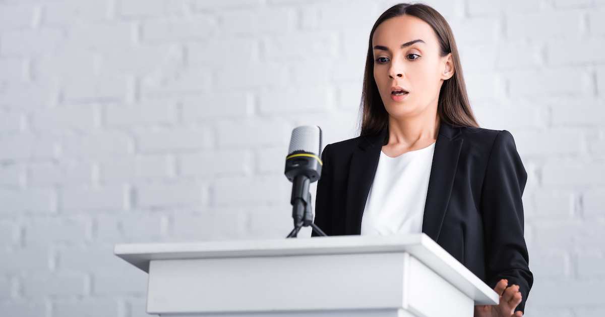 Woman Afraid Of Public Speaking | Level Up Living